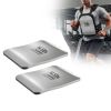 Curved Weight Vest Plates, 14.5 LB Pairs, Premium Steel Tactical Weighted Plates for Vest, Ergonomic Design, for Strength Endurance Training, Running