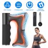 Multi-Mode Rechargeable Body Massager, Adjustable Heating & Vibration Modes, Curved Handheld Massage Tool with Storage Pouch for Daily Body Comfort