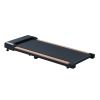 2.25HP Under Desk Treadmill, Portable Wood Walking Pad for Home & Office, Compact Running & Walking Machine with Remote Control, LED Display, Black
