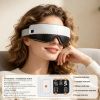 Portable Eye Mask Massager, Voice & Manual Dual Control, Heating, Air Compression & Vibration, Color Ambient Light