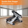 Exercise Stepper for Women Mini Fitness Stepper with 2 Resistance Bands LCD Monitor Max 330.7LBS Load Stair Stepper Quiet Stepper