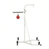 2-in-1 Heavy Duty Punching Bag Stand: Adjustable Height Freestanding Rack with Weighted Base & Speed Bag for Home Gym Training