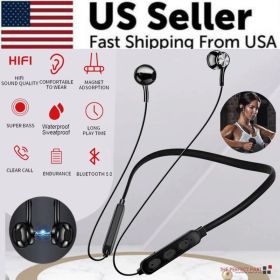 Waterproof Bluetooth 5.0 Earbuds Stereo Sport Wireless Headphones In Ear Headset (Option: Default Title)