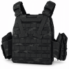 Adjustable Weighted Training Vest with Weight Pockets, Modular Workout Vest with Detachable Pouches and Breathable Padding for Fitness