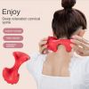 1pc TPO Handheld Neck Massager, Multifunctional Mini Fitness Massager, Manual Trigger Point Massager, Body Scalp Massager Portable For Neck