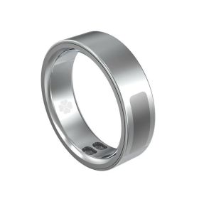 Smart Ring Health Tracker Fitness Ring Heart Rate Blood Oxygen Sleep Monitor Smart Ring For Men Women (Option: Sliver-08)