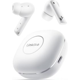 Wireless Headphones With Advanced Noise-cancellation Features (Option: White)